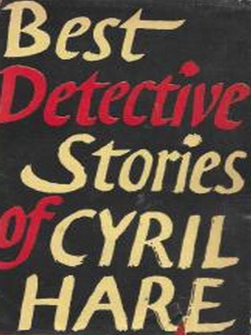 Cover image for Best Detective Stories of Cyril Hare
